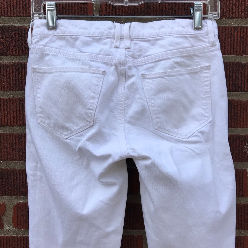 Madewell Skinny Skinny White Stretch Denim Jeans - Picture 9 of 11